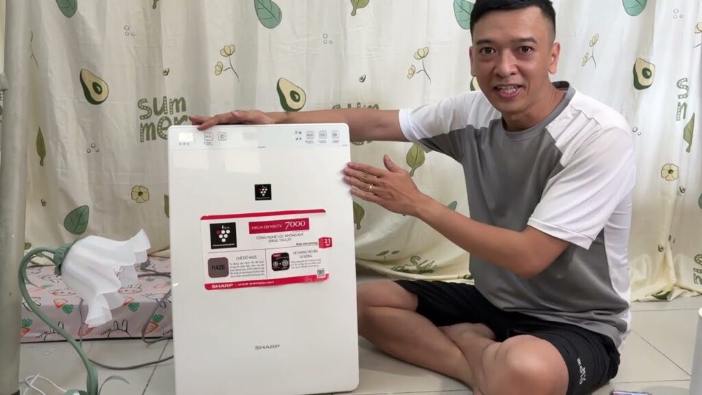 Review máy lọc không khí tạo ẩm Sharp INVERTER KC-F30EV-W